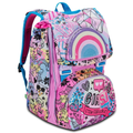 SJ Gang Zaino Scuola Estensibile, Rosa, ColorJam