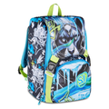 SJ GANG STYLE JAM GANG Zaino Scuola Estensibile Big GLACE PANTHER BOY, Celeste, 24 L